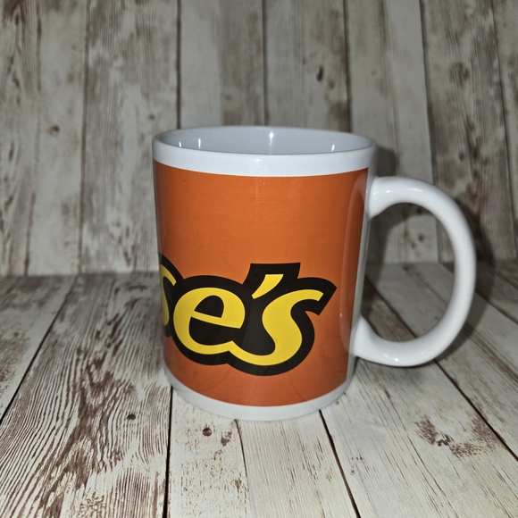Reese’s Mug Galerie Orange Logo Candy Ad Coffee Cup Chocolate Collectible - Picture 3 of 9